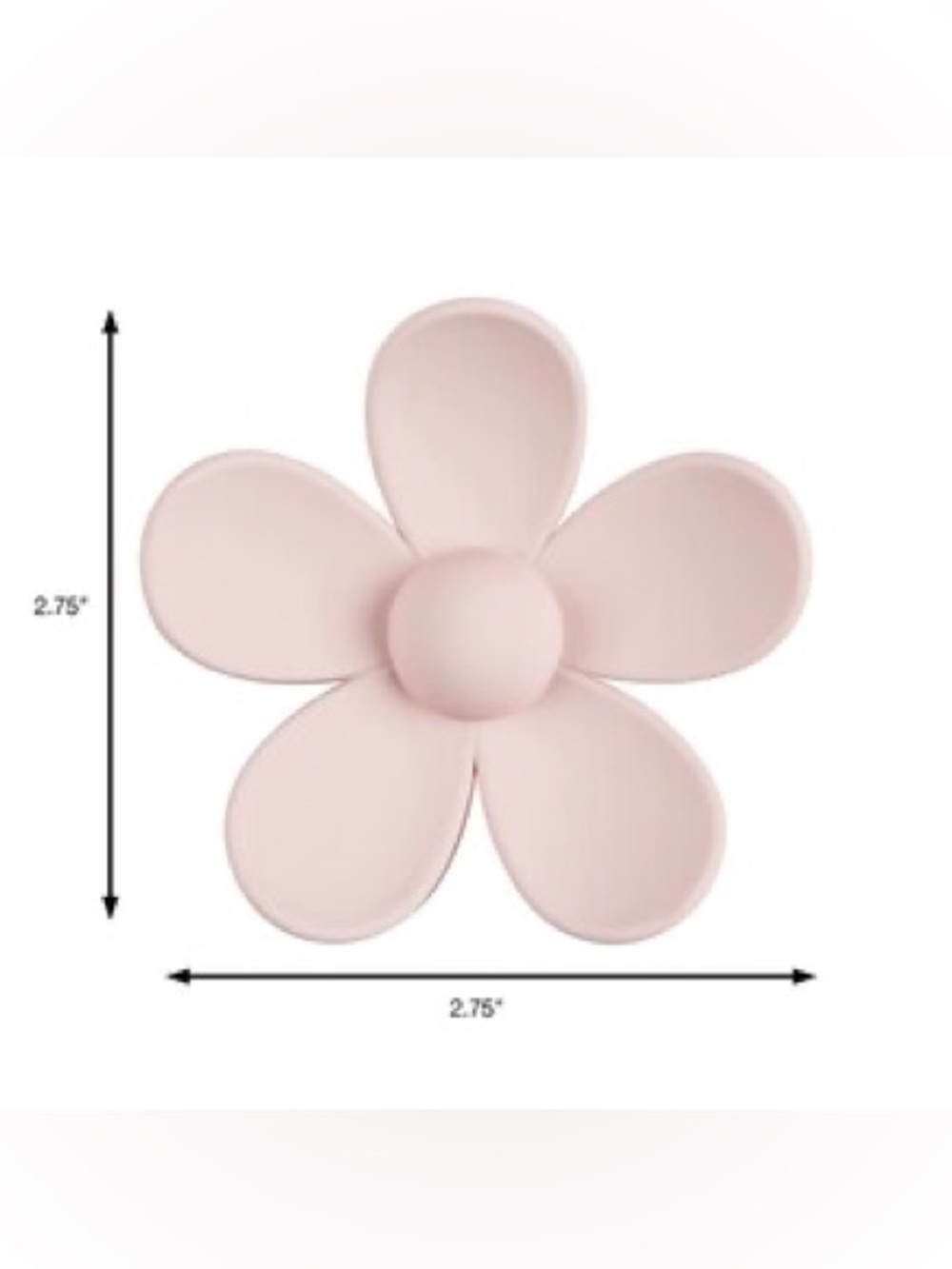scunci Pink Flower Claw Hair Clip - Picture 4 of 4